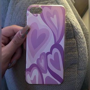 Purple Hearts Iphone SE2 Phone case